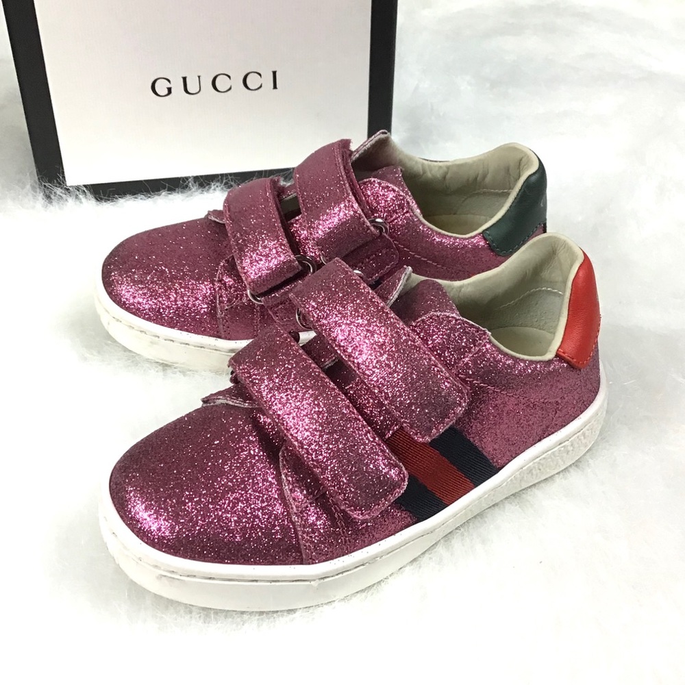 Girls Gucci Glitter Sneakers